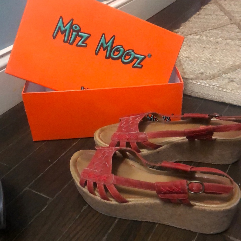 Mix mooz cork bottom wedge sandals